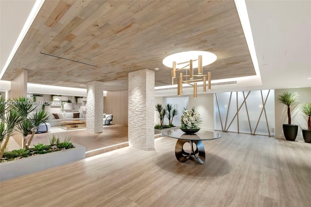 2301 Collins Ave Unit 603, Miami Beach, FL 33139 - lobby featuring wood ceiling