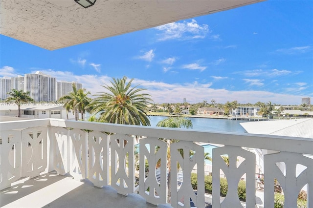 3113 S Ocean Dr Unit 410, Hallandale Beach, FL 33009 - balcony with a water view