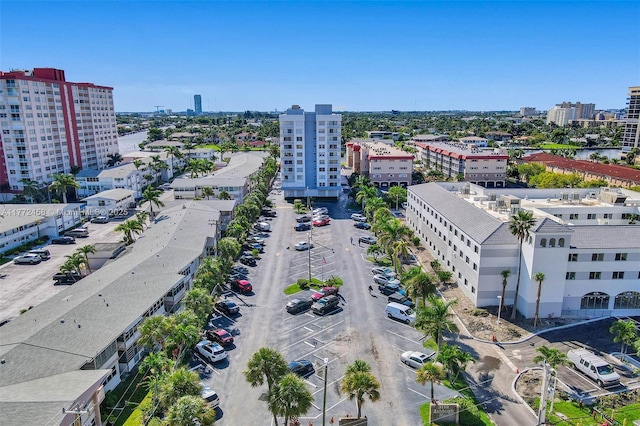 3113 S Ocean Dr Unit 410, Hallandale Beach, FL 33009 - drone / aerial view with a city view