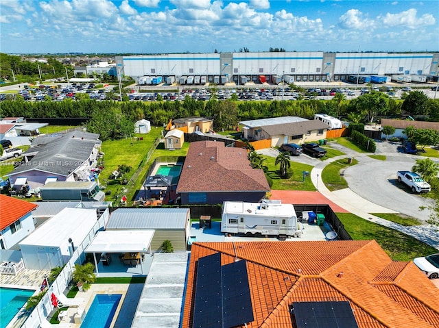 drone / aerial view