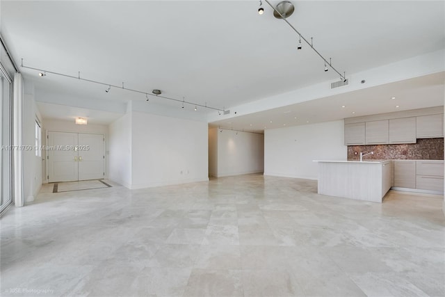 2645 S Bayshore Dr Unit 902, Miami, FL 33133 - unfurnished living room with baseboards