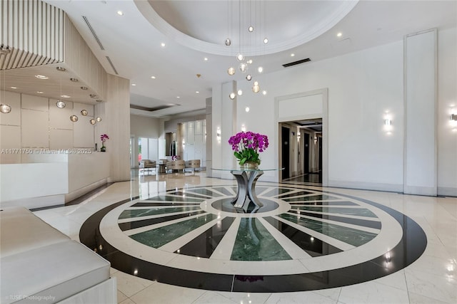 2645 S Bayshore Dr Unit 902, Miami, FL 33133 - common area featuring recessed lighting and ornamental molding
