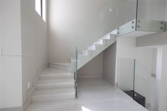 view of stairs