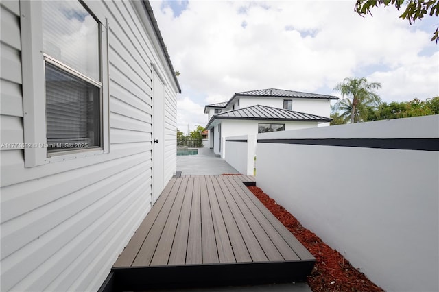 view of deck