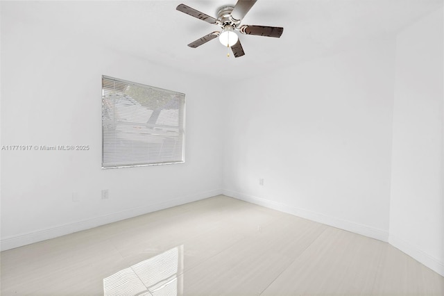 1400 SW 54th Ave, Plantation, FL 33317 - unfurnished room featuring ceiling fan and baseboards