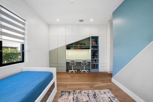 2421 NE 199th St, Miami, FL 33180 - bedroom with recessed lighting, visible vents, baseboards, and wood finished floors