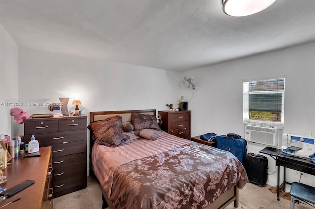 bedroom featuring cooling unit