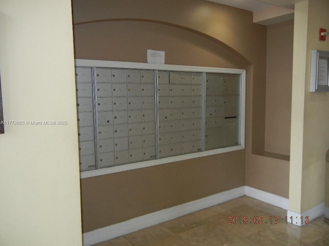 view of community featuring mail area