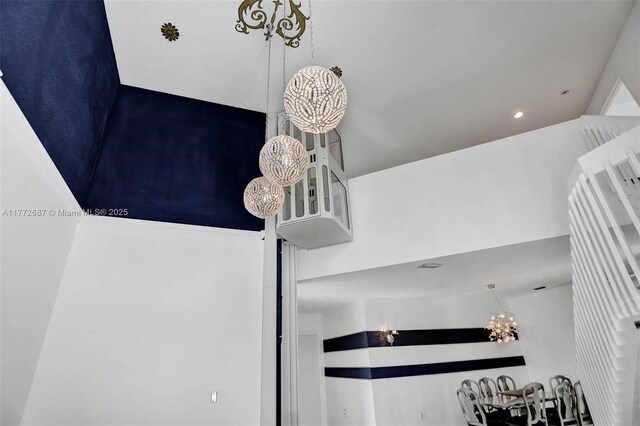 721 Ranch Rd, Weston, FL 33326 - detailed view of a chandelier and recessed lighting