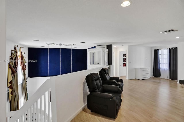 721 Ranch Rd, Weston, FL 33326 - sitting room featuring light wood-style flooring and recessed lighting