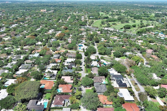 drone / aerial view featuring a residential view