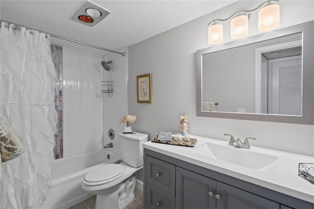 4800 Bayview Dr Unit 402, Fort Lauderdale, FL 33308 - bathroom with vanity, toilet, and shower / tub combo