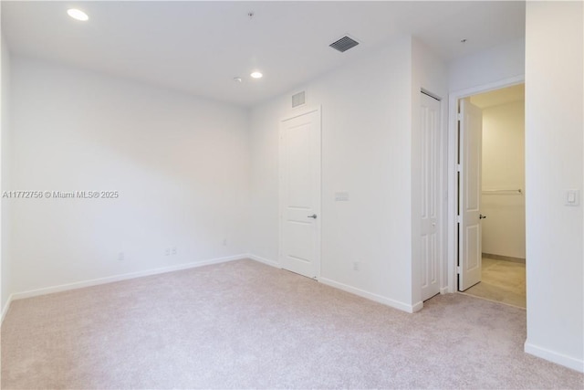 2664 SW 81st Ter Unit 2666, Miramar, FL 33025 - carpeted empty room with recessed lighting and baseboards