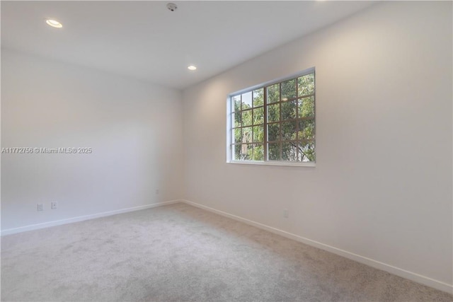 2664 SW 81st Ter Unit 2666, Miramar, FL 33025 - unfurnished room with carpet and recessed lighting