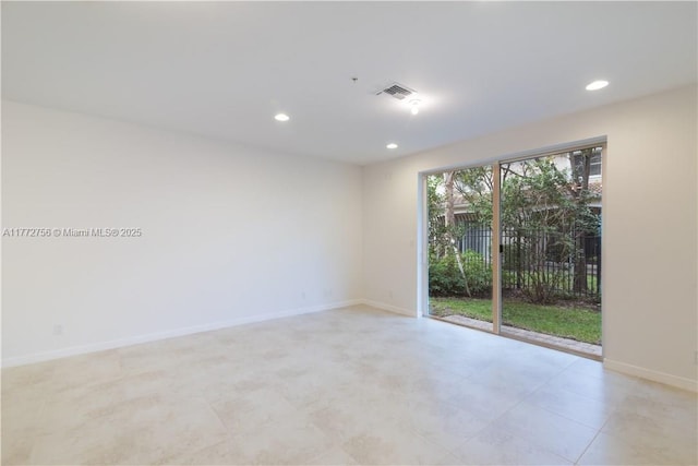 2664 SW 81st Ter Unit 2666, Miramar, FL 33025 - empty room with recessed lighting and baseboards