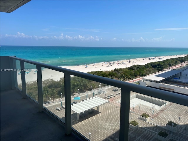 5701 Collins Ave Unit 812, Miami Beach, FL 33140 - water view with local beach