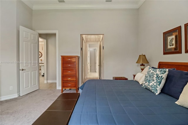 11812 S Cantal Cir S, Parkland, FL 33076 - bedroom with ornamental molding, carpet floors, and baseboards