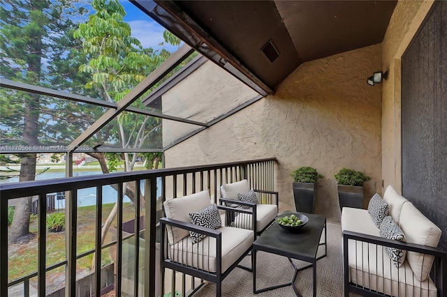 2030 Bayberry Dr Unit 2030, Pembroke Pines, FL 33024 - balcony with an outdoor hangout area