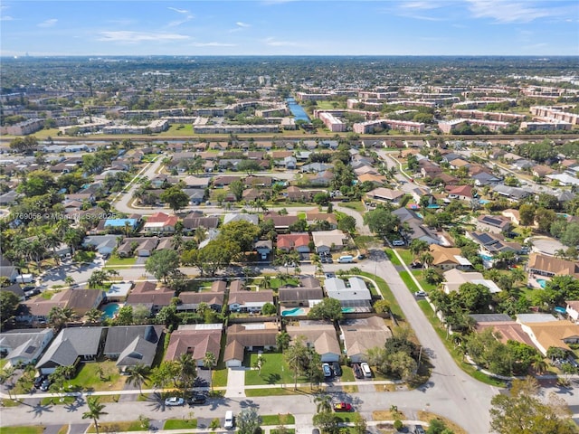 birds eye view of property featuring a residential view