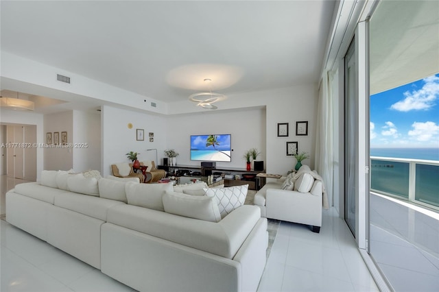 15811 Collins Ave Unit 2101, Sunny Isles Beach, FL 33160 - living area with light tile patterned floors