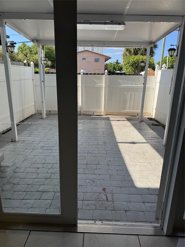 130 SW 109th Ave Unit 7, Sweetwater, FL 33174 - view of patio / terrace with fence