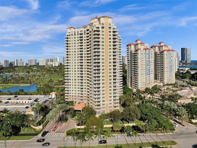 19501 W Country Club Dr Unit 1006, Aventura, FL 33180 - view of property featuring a city view and a water view