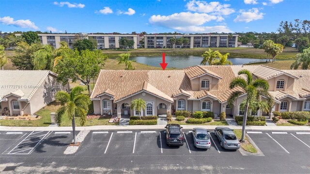 3171 Holiday Springs Blvd Unit 31-5, Margate, FL 33063 - bird's eye view with a water view