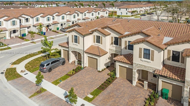 drone / aerial view featuring a residential view