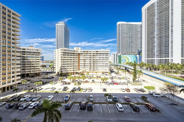 1849 S Ocean Dr Unit 711, Hallandale Beach, FL 33009 - view of building exterior featuring a city view and uncovered parking