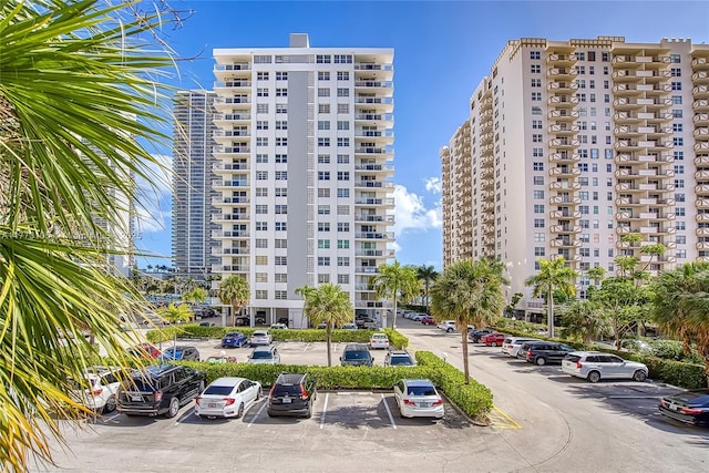 1849 S Ocean Dr Unit 711, Hallandale Beach, FL 33009 - view of apartment building / complex with uncovered parking