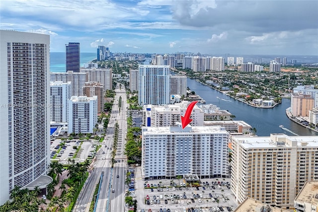1849 S Ocean Dr Unit 711, Hallandale Beach, FL 33009 - view of urban area with a nearby body of water