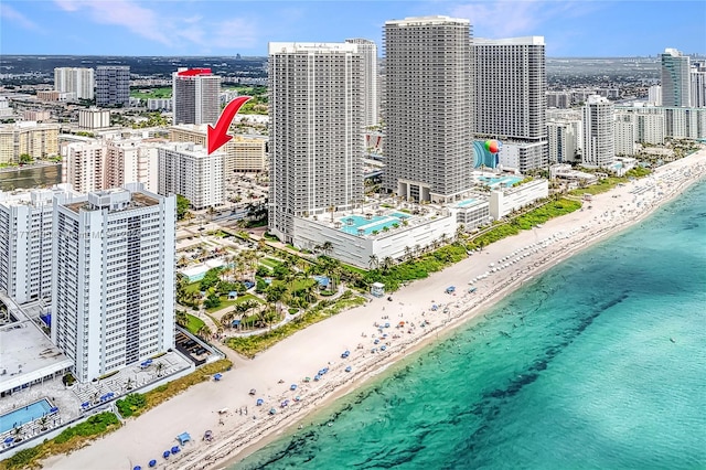 1849 S Ocean Dr Unit 711, Hallandale Beach, FL 33009 - view of urban area with expansive coastline