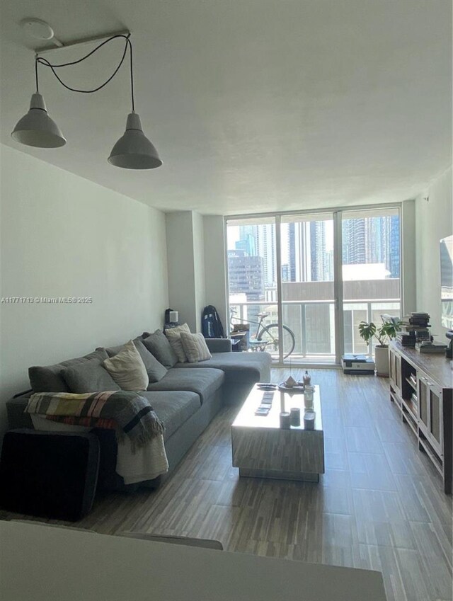55 SE 6th St Unit 1506, Miami, FL 33131 - living room with expansive windows