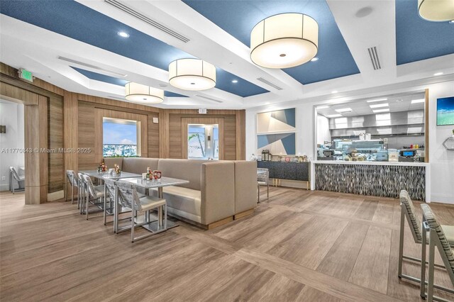 6843 Montrose Way, Boynton Beach, FL 33437 - community lobby with coffered ceiling and recessed lighting
