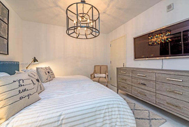 16901 Collins Ave Unit 1404, Sunny Isles Beach, FL 33160 - bedroom with a chandelier