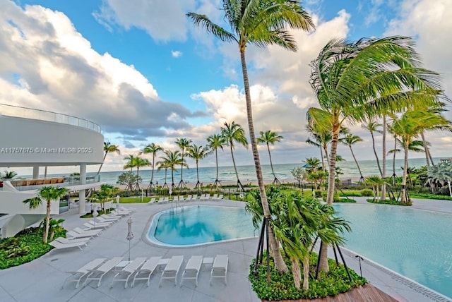 16901 Collins Ave Unit 1404, Sunny Isles Beach, FL 33160 - community pool with a water view