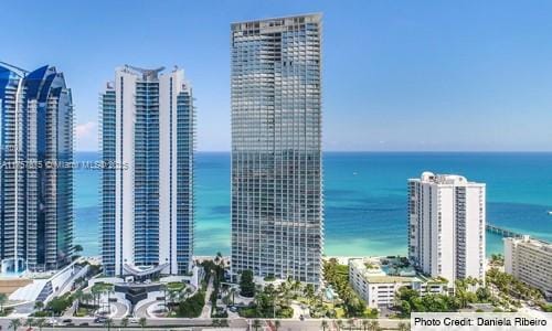 16901 Collins Ave Unit 1404, Sunny Isles Beach, FL 33160 - water view featuring nearby urban area