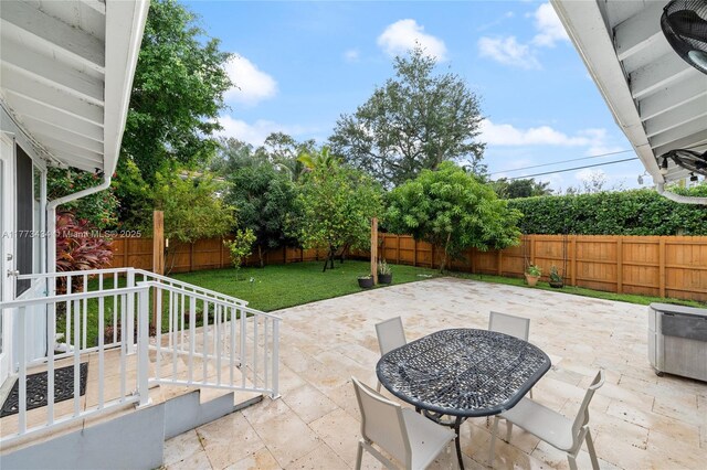 74 NE 103rd St, Miami Shores, FL 33138 - view of patio / terrace