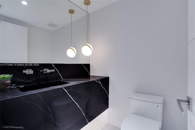 3201 S Ocean Blvd Unit 704, Highland Beach, FL 33487 - bathroom with toilet