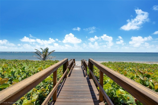 3201 S Ocean Blvd Unit 704, Highland Beach, FL 33487 - view of community featuring view of water and beach
