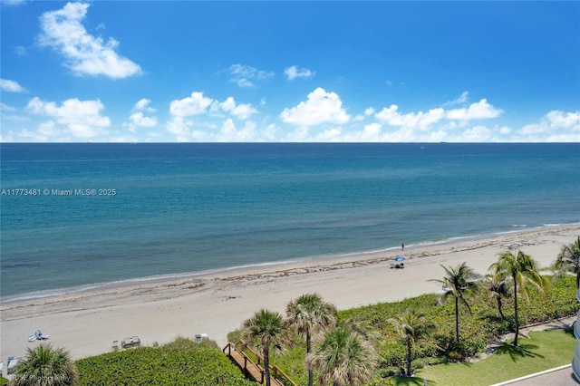 3201 S Ocean Blvd Unit 704, Highland Beach, FL 33487 - water view featuring nearby beach