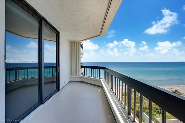 3201 S Ocean Blvd Unit 704, Highland Beach, FL 33487 - balcony featuring view of water and beach