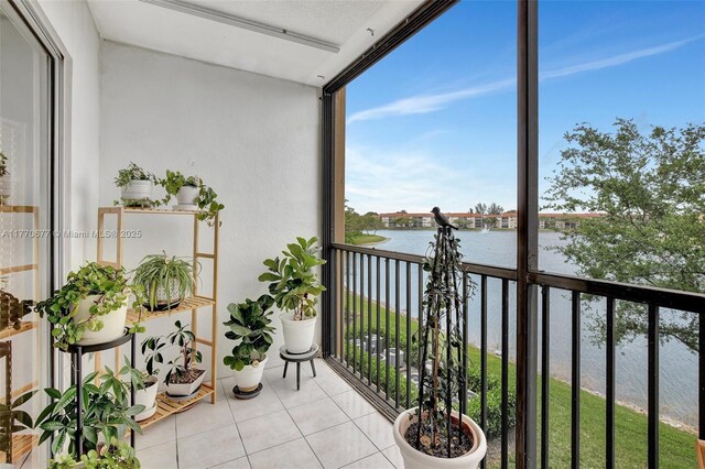 13701 SW 12th St Unit 310A, Pembroke Pines, FL 33027 - balcony featuring a water view