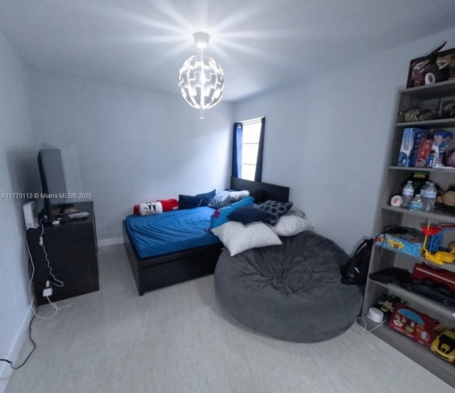 8920 Palm Tree Ln Unit 8920, Pembroke Pines, FL 33024 - bedroom with a chandelier