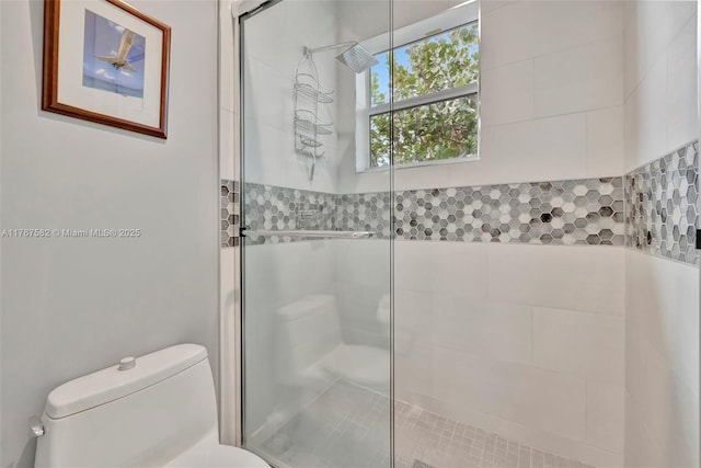 709 SW 17th St, Fort Lauderdale, FL 33315 - full bath with toilet and a tile shower