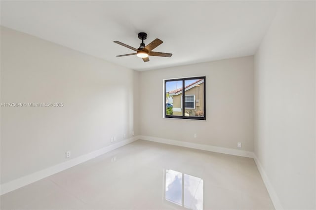 20160 NW 9th Dr, Pembroke Pines, FL 33029 - unfurnished room featuring ceiling fan and light tile patterned flooring