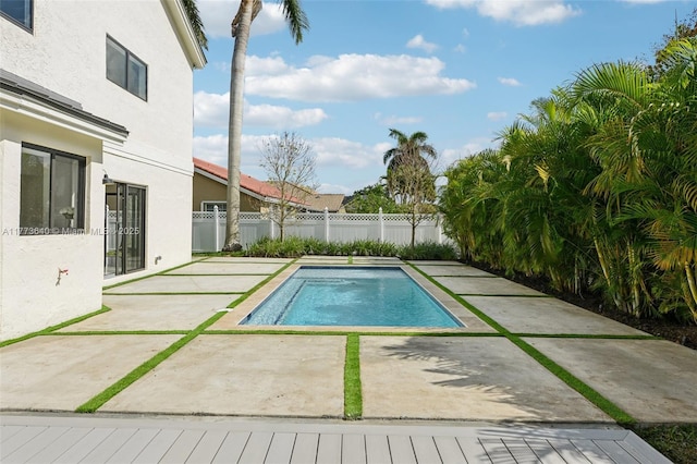 20160 NW 9th Dr, Pembroke Pines, FL 33029 - view of swimming pool with a fenced backyard and a patio area