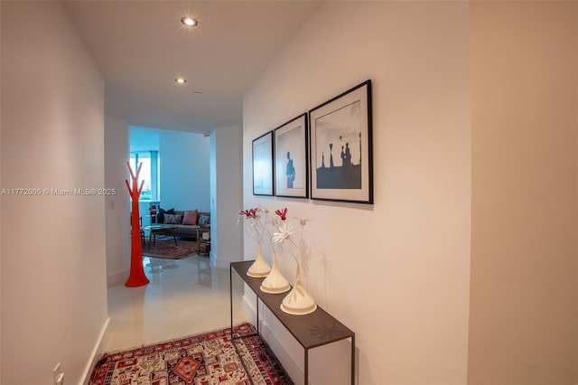 3131 NE 188th St Unit 2-1002, Aventura, FL 33180 - hall with recessed lighting and tile patterned flooring