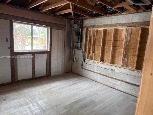 miscellaneous room featuring wood finished floors