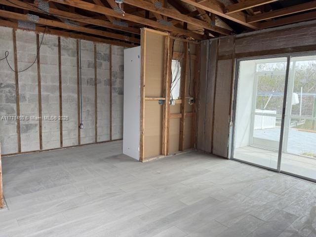 view of basement